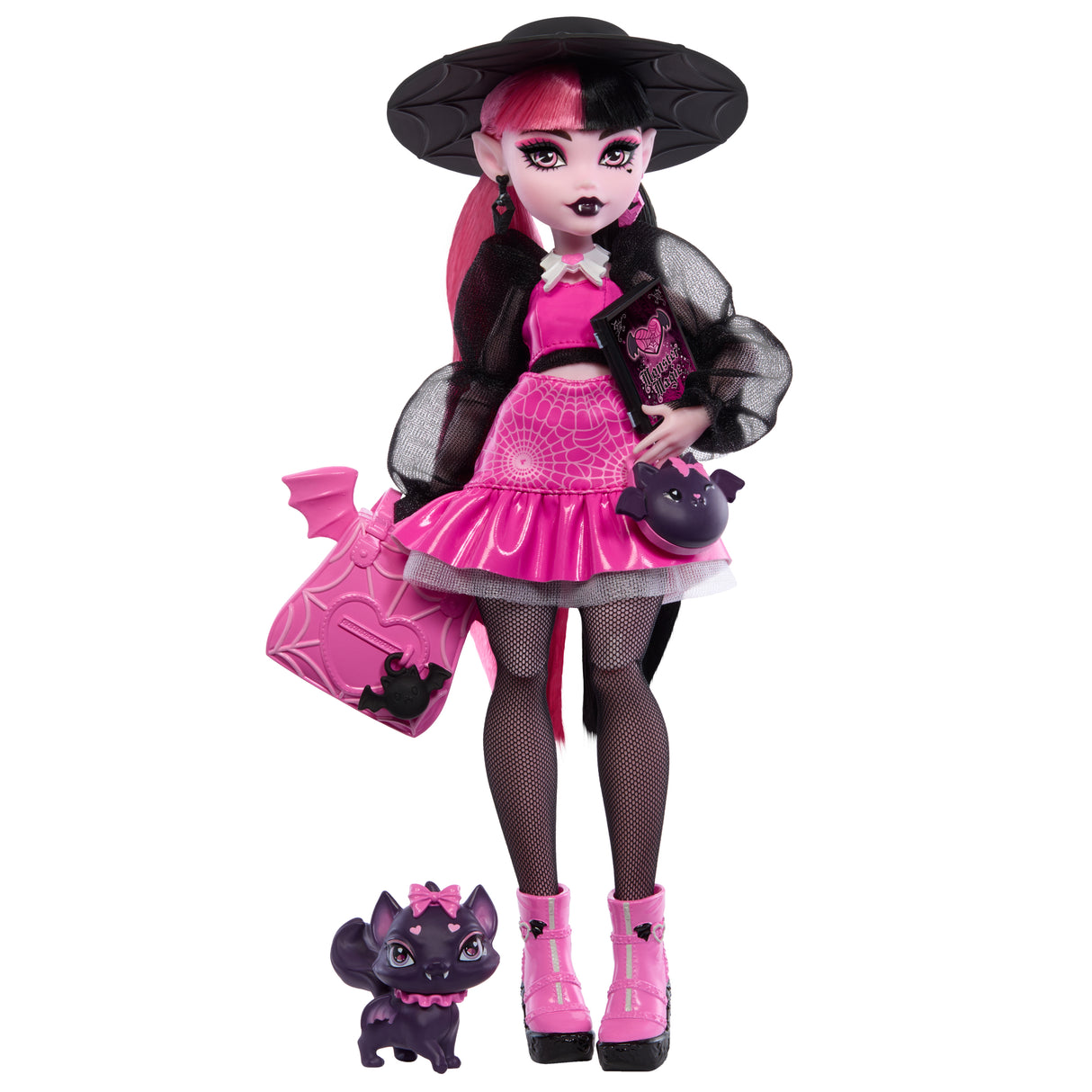 Monster High-Draculaura-Poupée avec animal de compagnie et accessoires HRP64