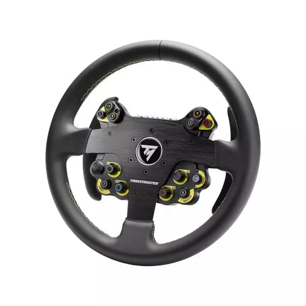 Volant PC/PS4/PS5/Xbox - THRUSTMASTER - Evo Racing 32R - Leather Cuir/structure Alu 32cm Palettes magnétiques 25 boutons 7 LEDS