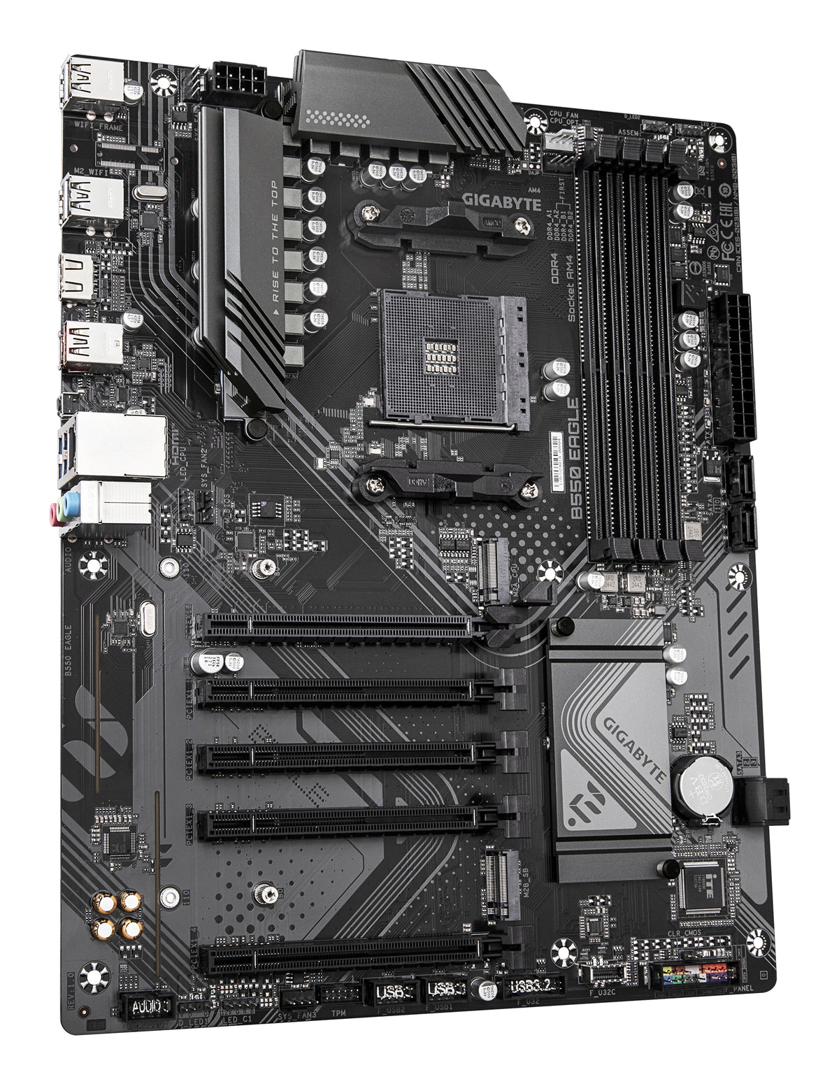 Carte mere - GIGABYTE - B550 EAGLE - Format ATX - Chipset AMD B550 - DDR4 & PCIe 4.0