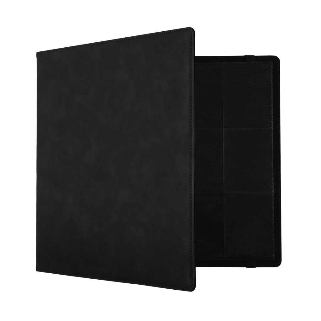 Classeur Premium avec reliure a anneaux - Konix - Jeux de cartes a collectionner - Magic The Gathering, Pokémon, Yu-Gi-Oh! - Noir