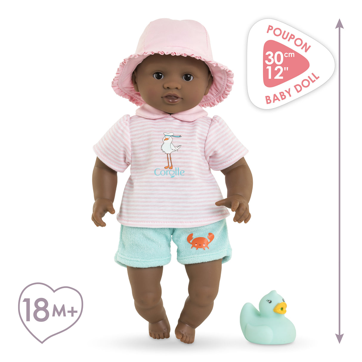 Poupon - COROLLE - Bébé Bain Alyzée - 30 cm - jouet de bain - des 18 mois