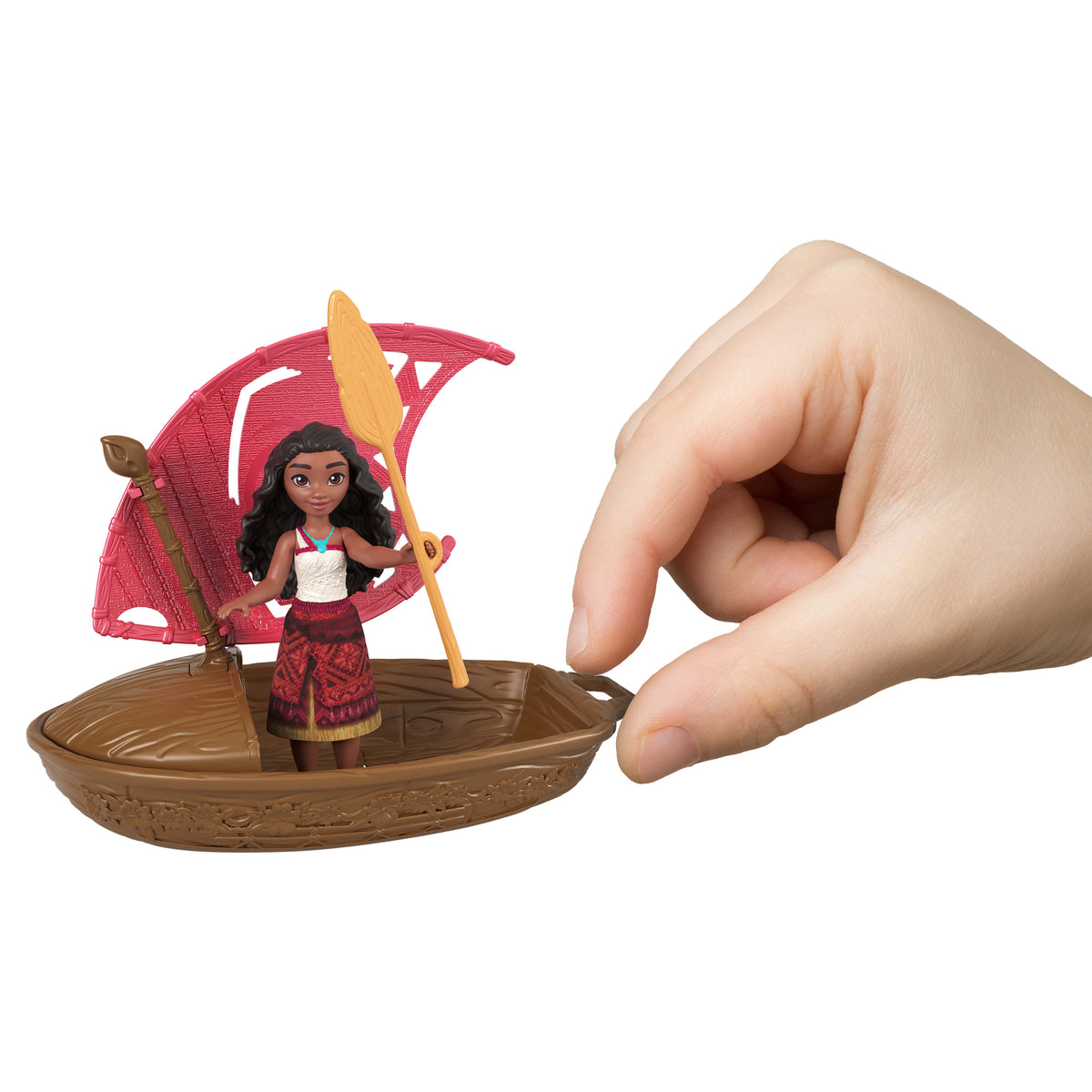 MATTEL Disney Vaiana 2 Pirogue et ses 3 surprises JBT68