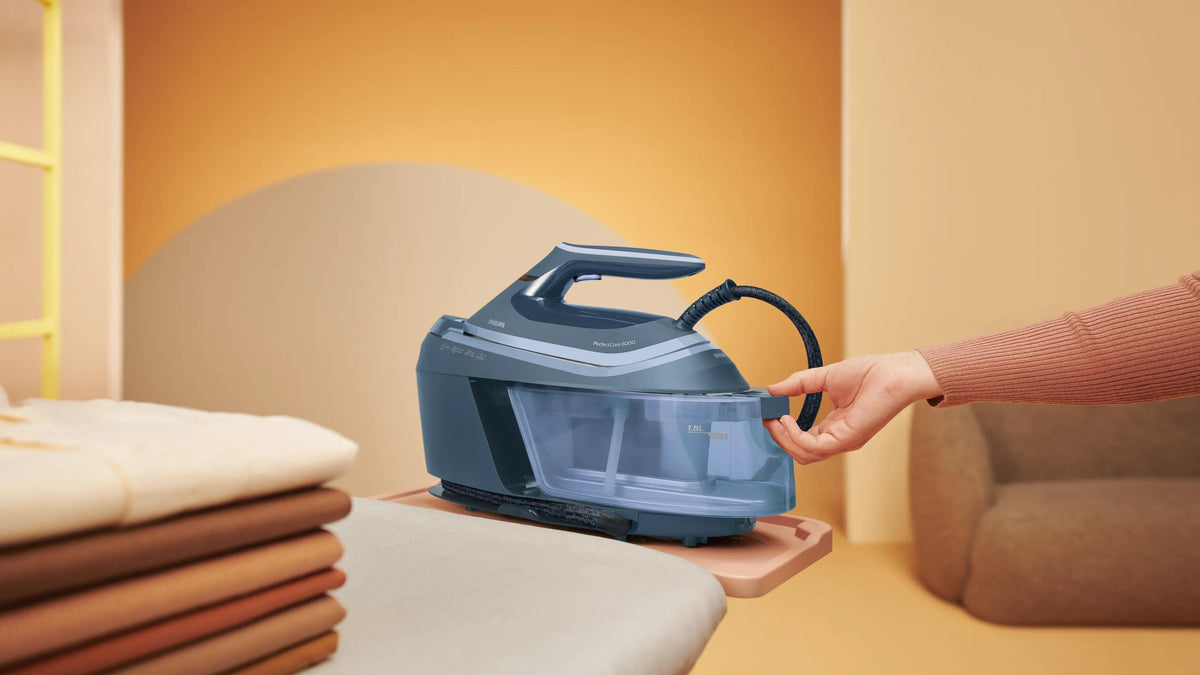 Centrale Vapeur - PHILIPS - PSG6042/20 - PerfectCare Compact Série 6000 - 8 bars - 1.8L - Bleu