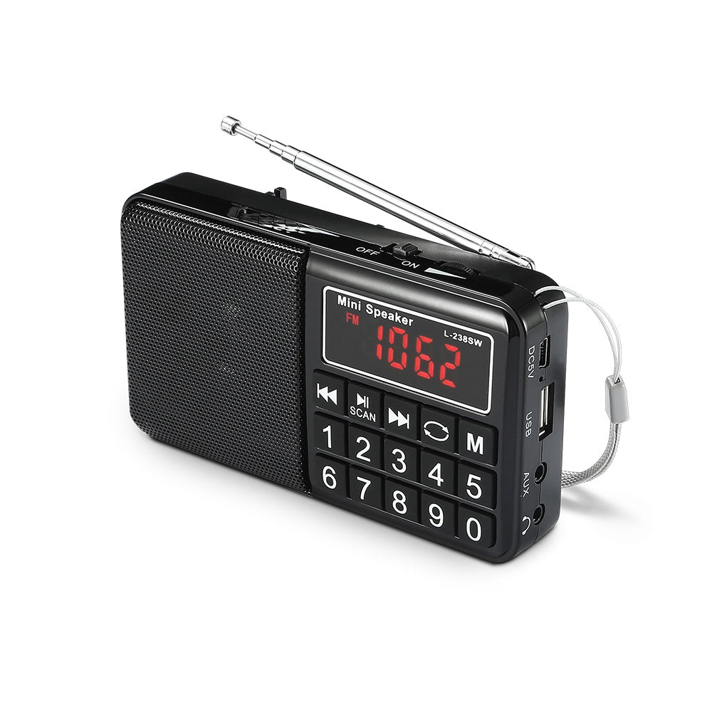 Radio grandes ondes AM / FM / SW Lecteur USB / Micro SD batterie rechargeable NO