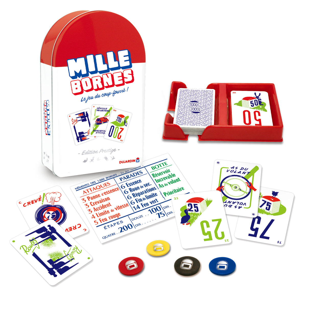Mille bornes Prestige - Jeu de société - DUJARDIN - Des 6 ans