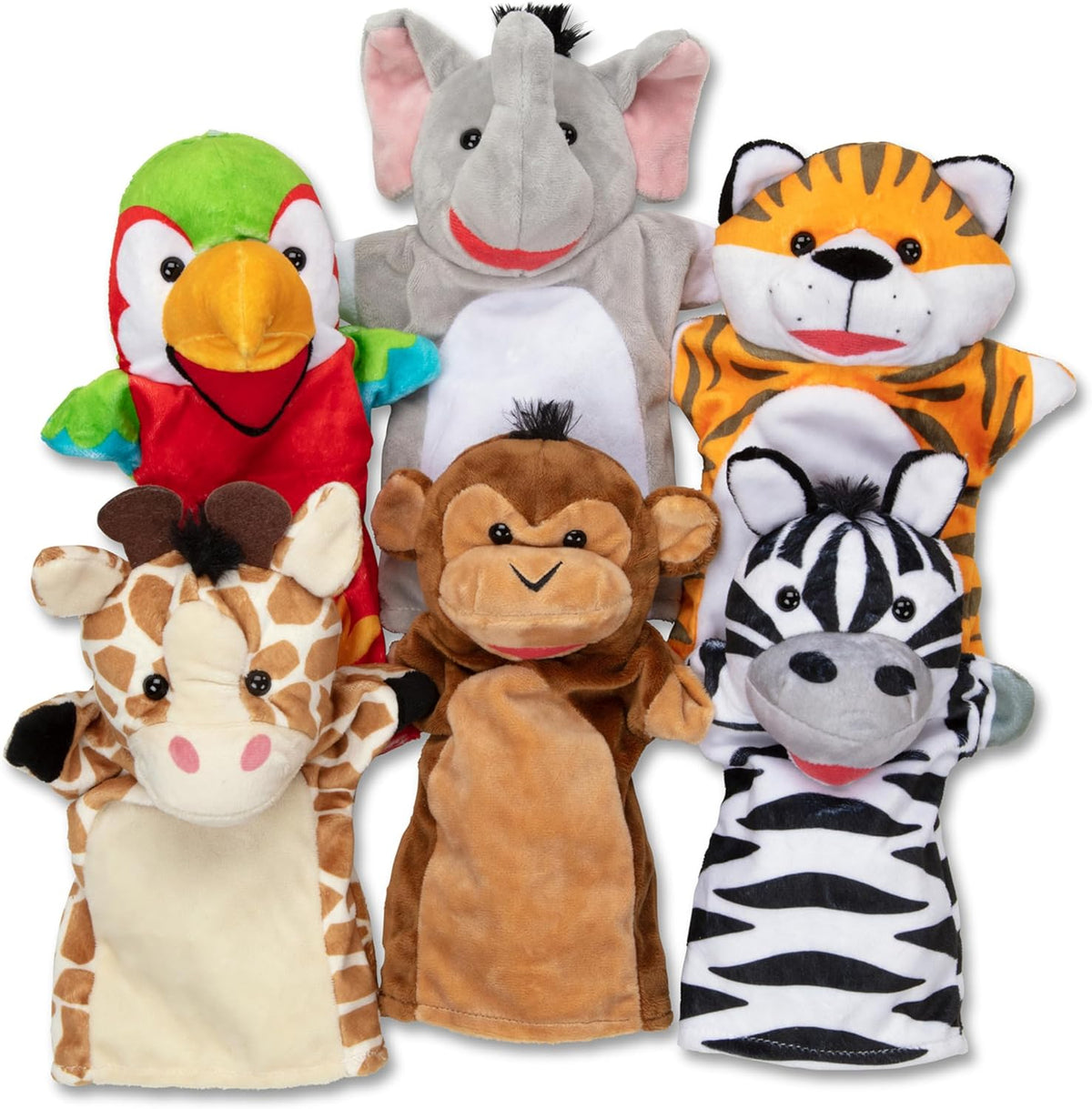 COFFRET 6 MARIONNETTES SAFARI Melissa & Doug