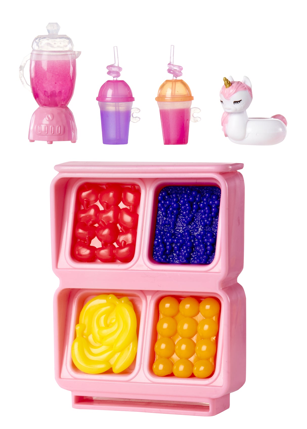 Jeu de société - MGA - Piscine arc en ciel avec toboggan - Poupée Blush - 10 pieces - Multicolore