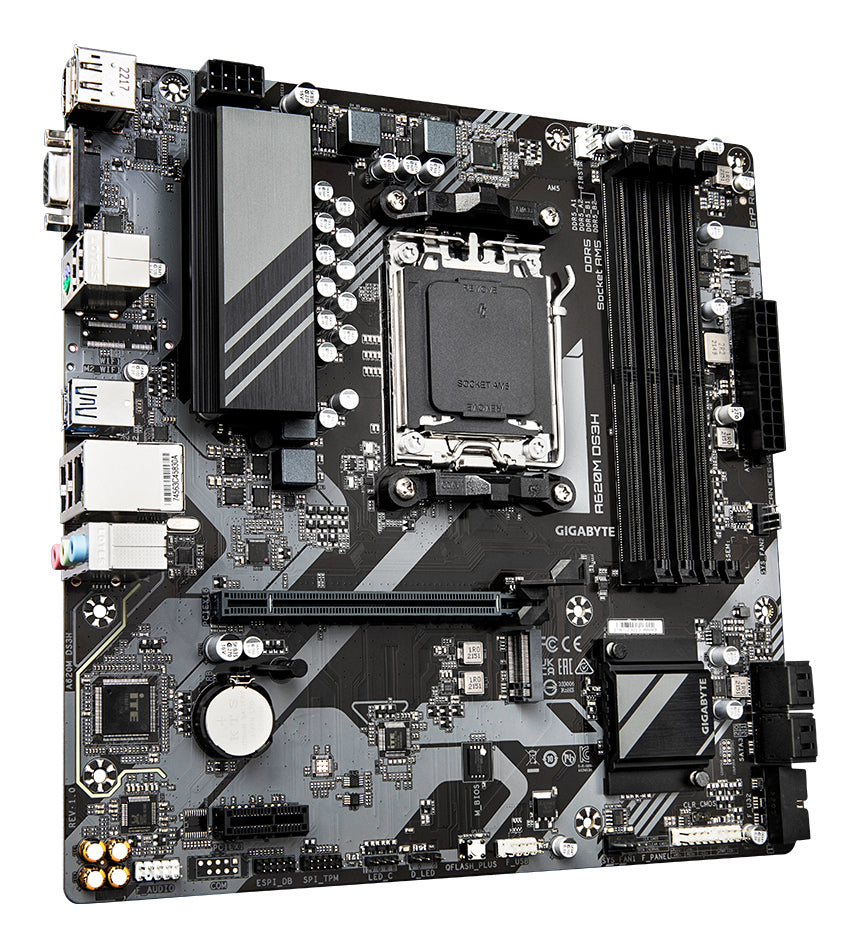 Carte mere - GIGABYTE - A620M DS3H - Format Micro-ATX - Chipset AMD A620 - DDR5 & PCIe 4.0