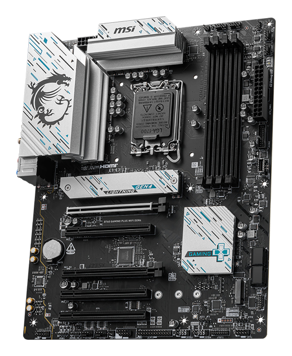 Carte mere - MSI - B760 GAMING PLUS WIFI - DDR4 - LGA 1700 - 128 Go max