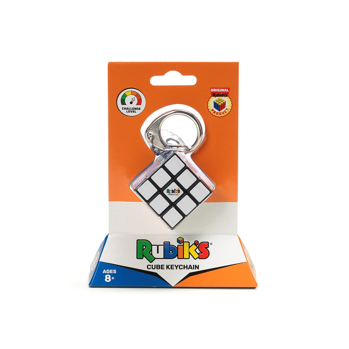 Jeu casse-tete Rubik's Cube 3x3 porte-clés - RUBIK'S - Multicolore - Adulte - Garantie 2 ans