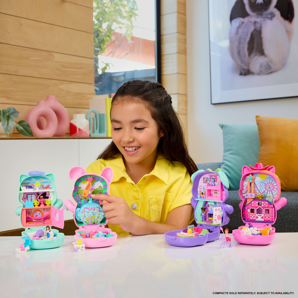 Polly Pocket-Coffret Chaton Marin-Jouet De Voyage - 4 ans+- JCR37