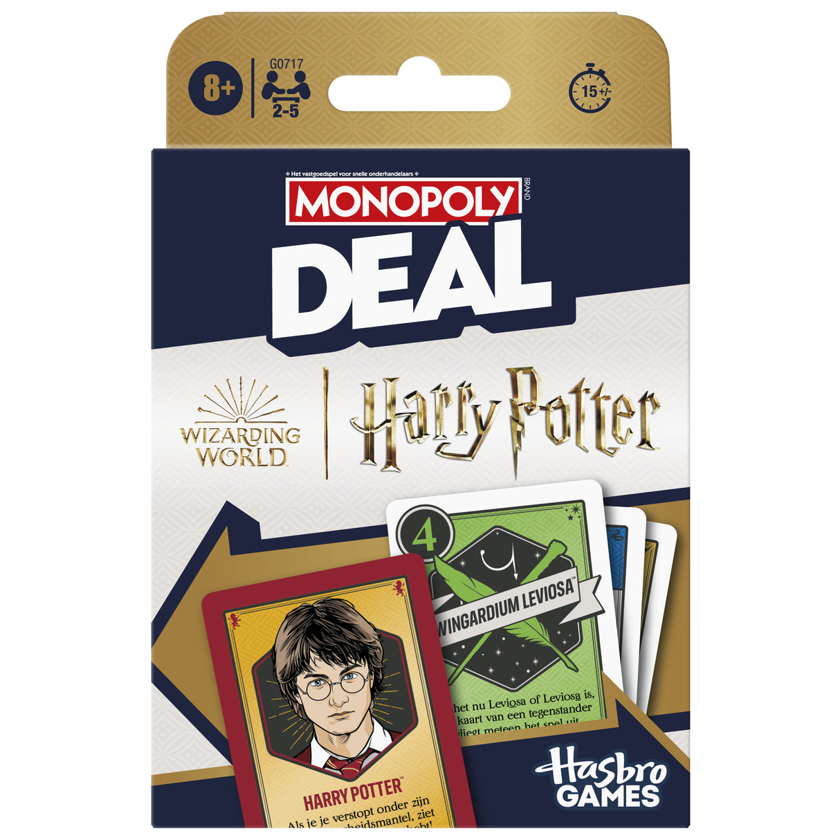Monopoly Deal Harry Potter, Jeu de cartes rapide 15 min, Hasbro Games, Des 8 ans