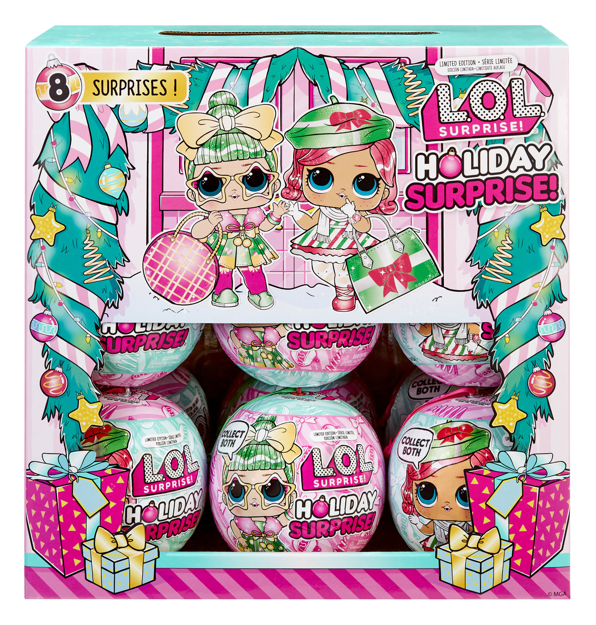 LOL Holiday Surprise - Poupée aléatoire a collectionner - Fetes de fin d'année