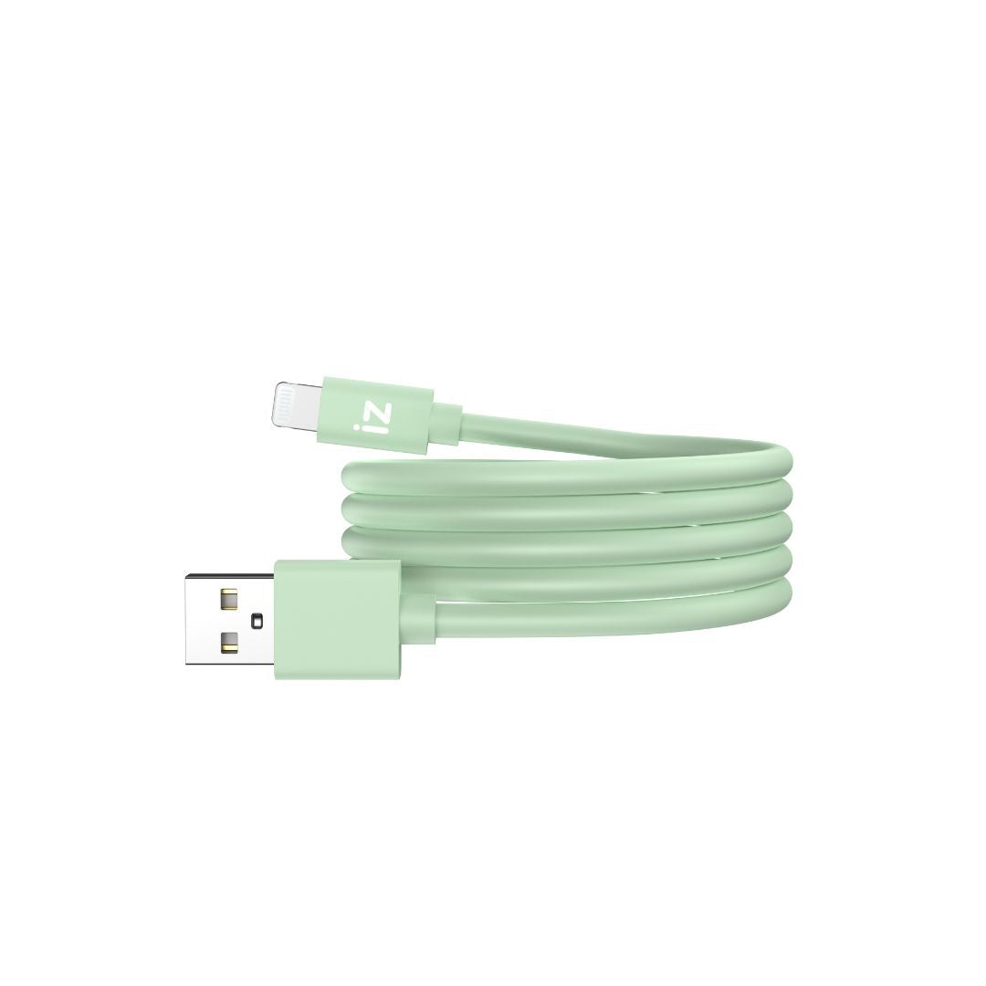 C ble IZZY USB / Lightning 1m - 12W - vert