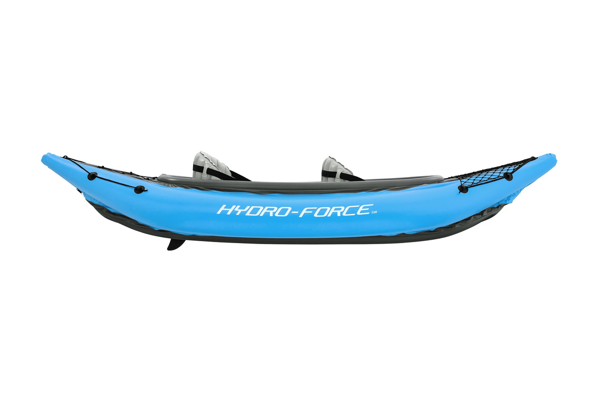 Kayak gonflable - BESTWAY - Cove Champion X2 Hydro-Force - 331x88cm - 2 places - 180kg max - 2 pagaies, 2 ailerons amovibles +