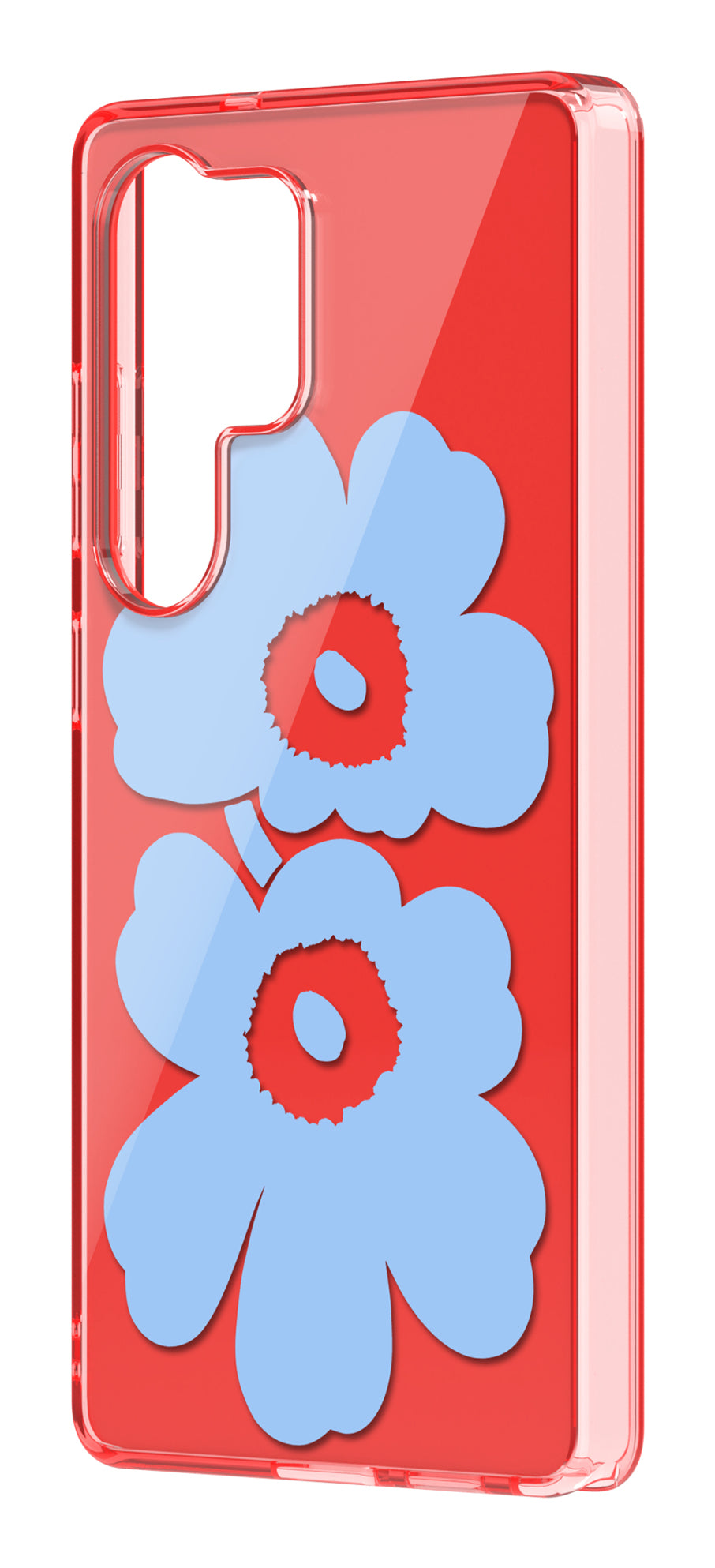 Coque pour Samsung Galaxy S25 Ultra Motif Floral Unikko Samsung Rouge