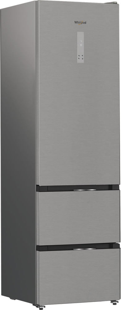 Réfrigérateur multiportes - WHIRLPOOL - WHKF6352X5E - 351 L - Dual NoFrost - 6e sens - Classe D - Multiflow - 203,5x59,5x66,3 - Inox