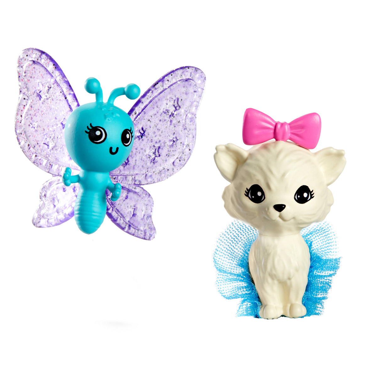 Poupée Barbie - BARBIE - Malibu A Touch of Magic - Cheveux longs 18 cm - Robe fantaisie - Animaux inclus