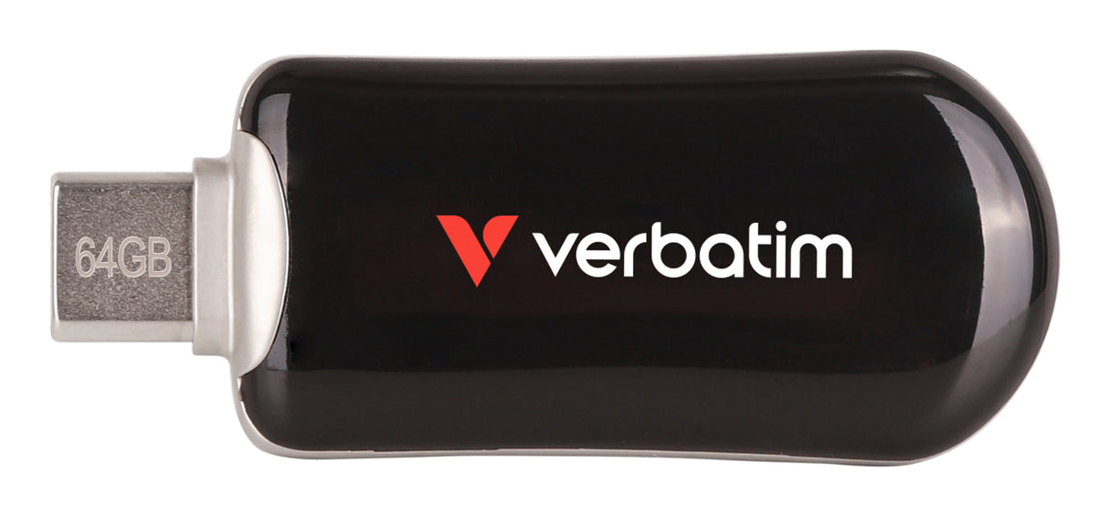 Clé USB-C 3.2 Verbatim Plectra - 64Go (Noir)