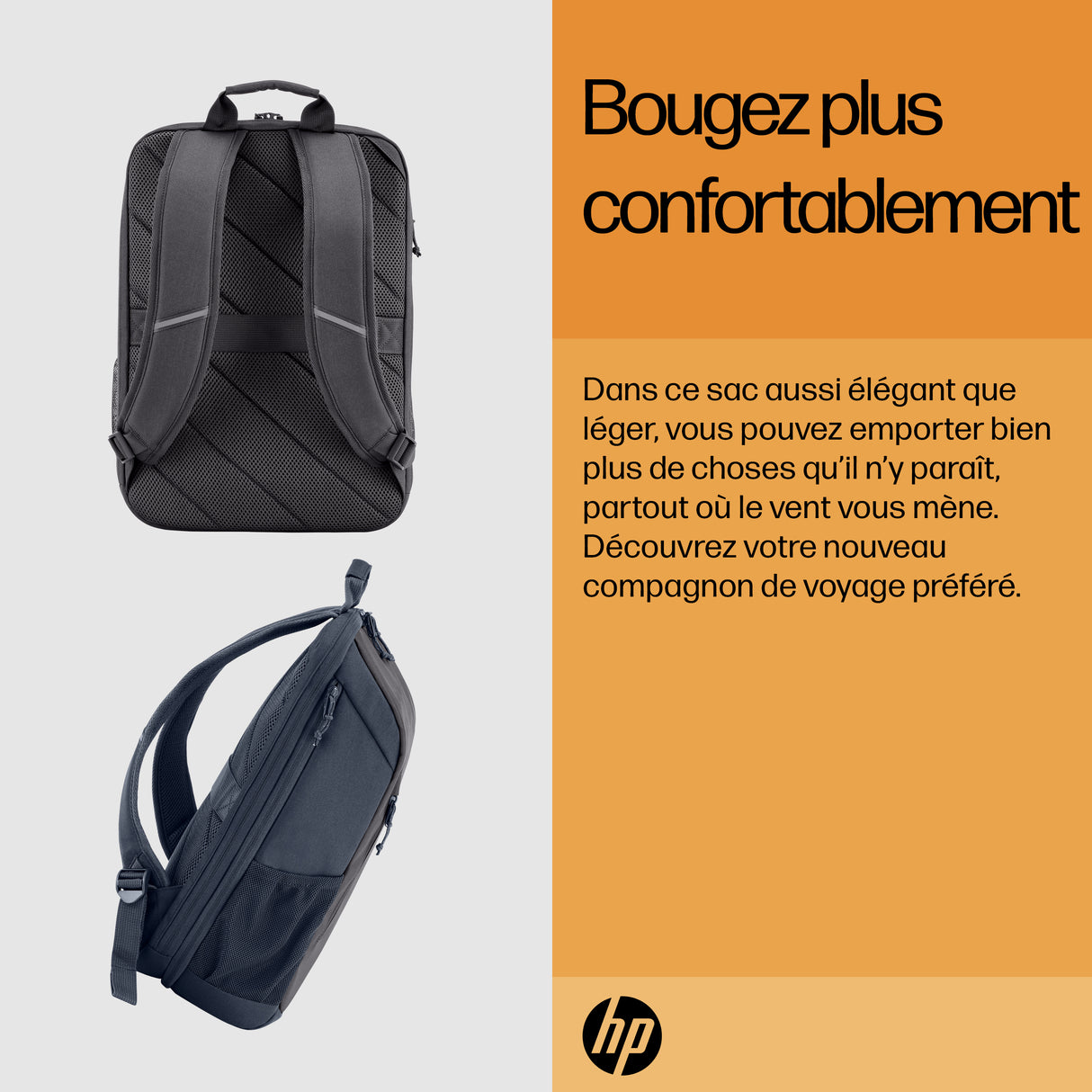 Sac à Dos Ordinateur Portable HP Travel 15,6"max (Noir)