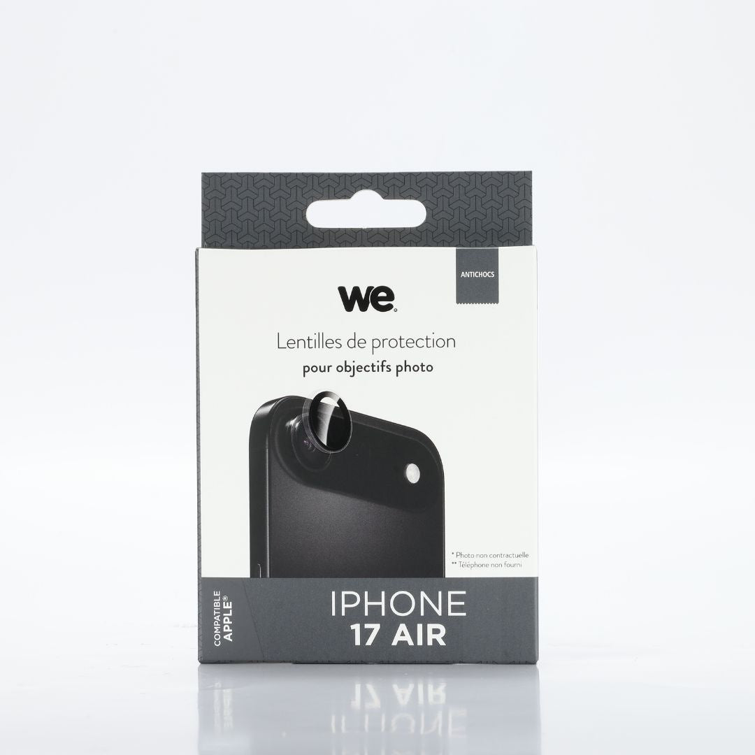 WE Lentilles de protection pour objectifs d'appareil photo iPhone 17 AIR transpa