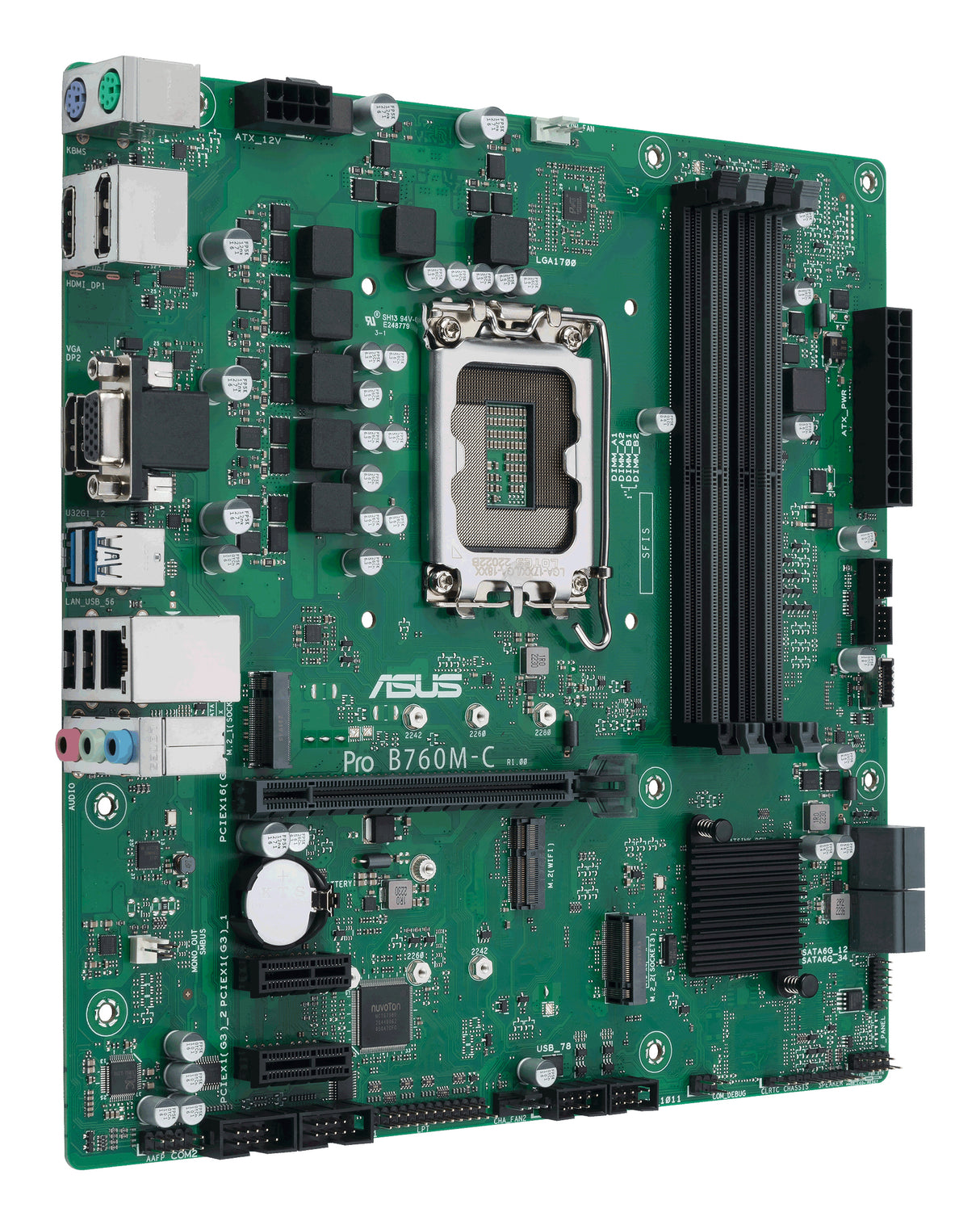 Carte mere - ASUS - PRO B760M-C-CSM - Intel B760 LGA 1700 micro ATX