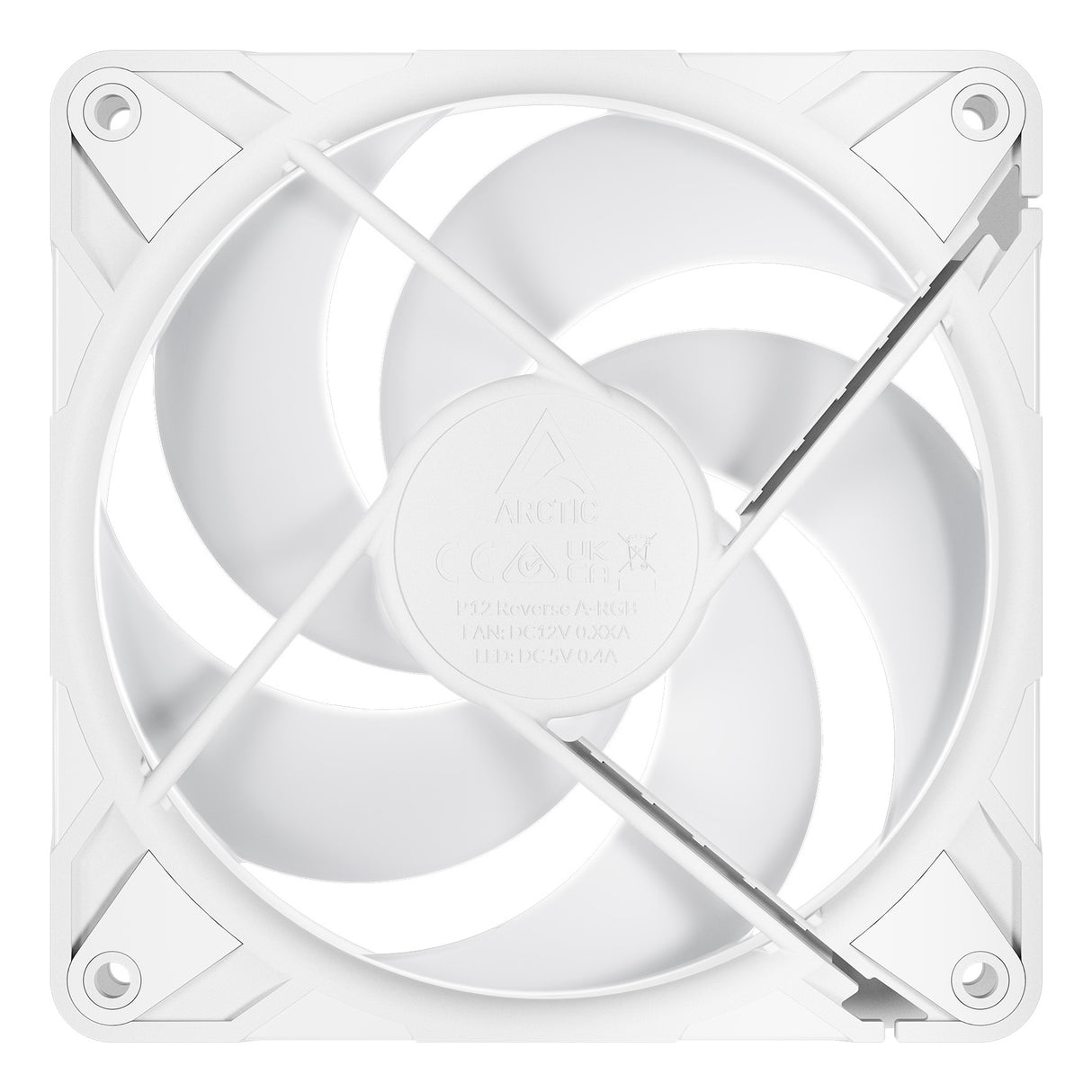 Ventilateur de boitier Arctic P12 Pro Reverse RGB - 12cm (Blanc)