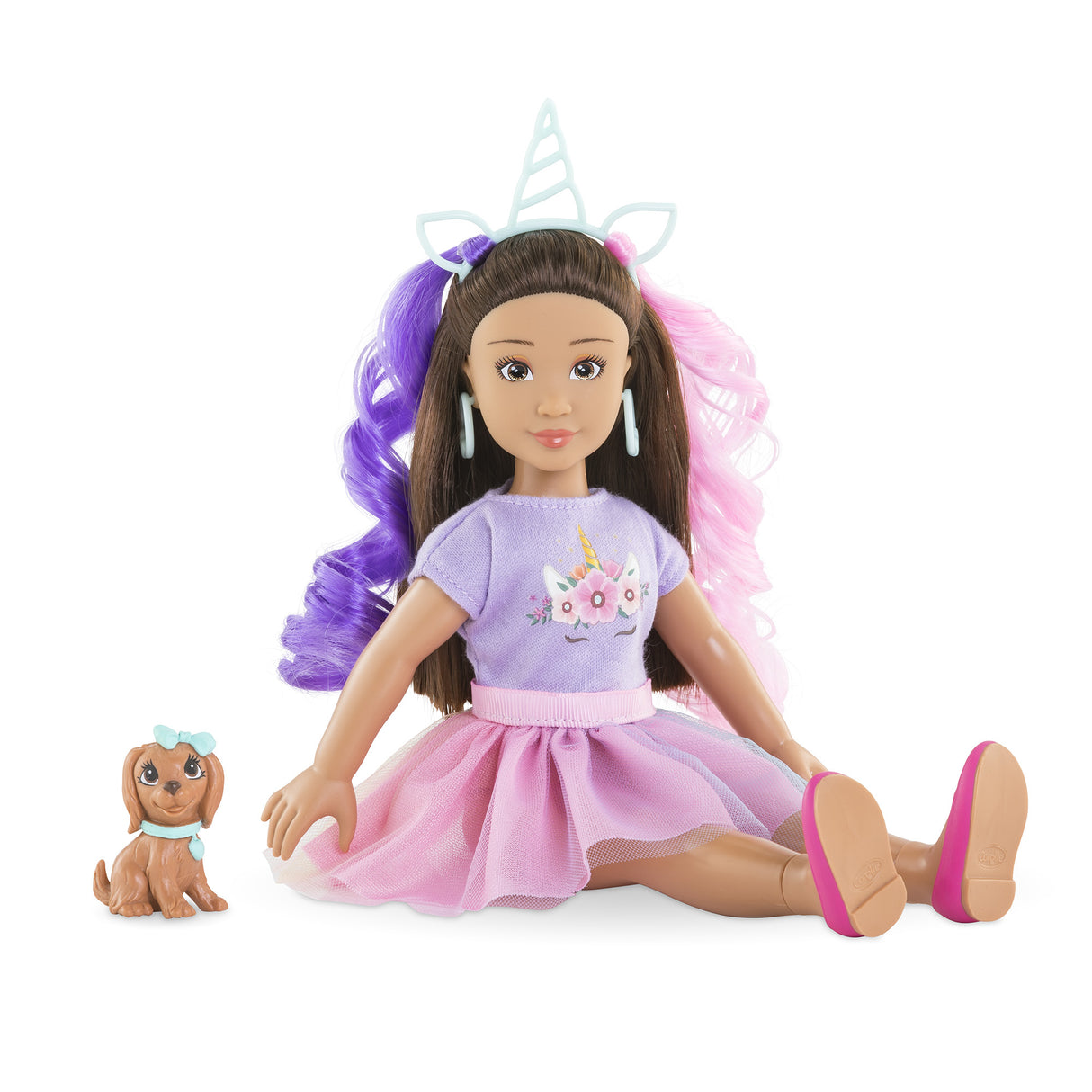 Poupée mannequin - COROLLE - Luna Licorne - 28 cm - 4 accessoires - Mixte