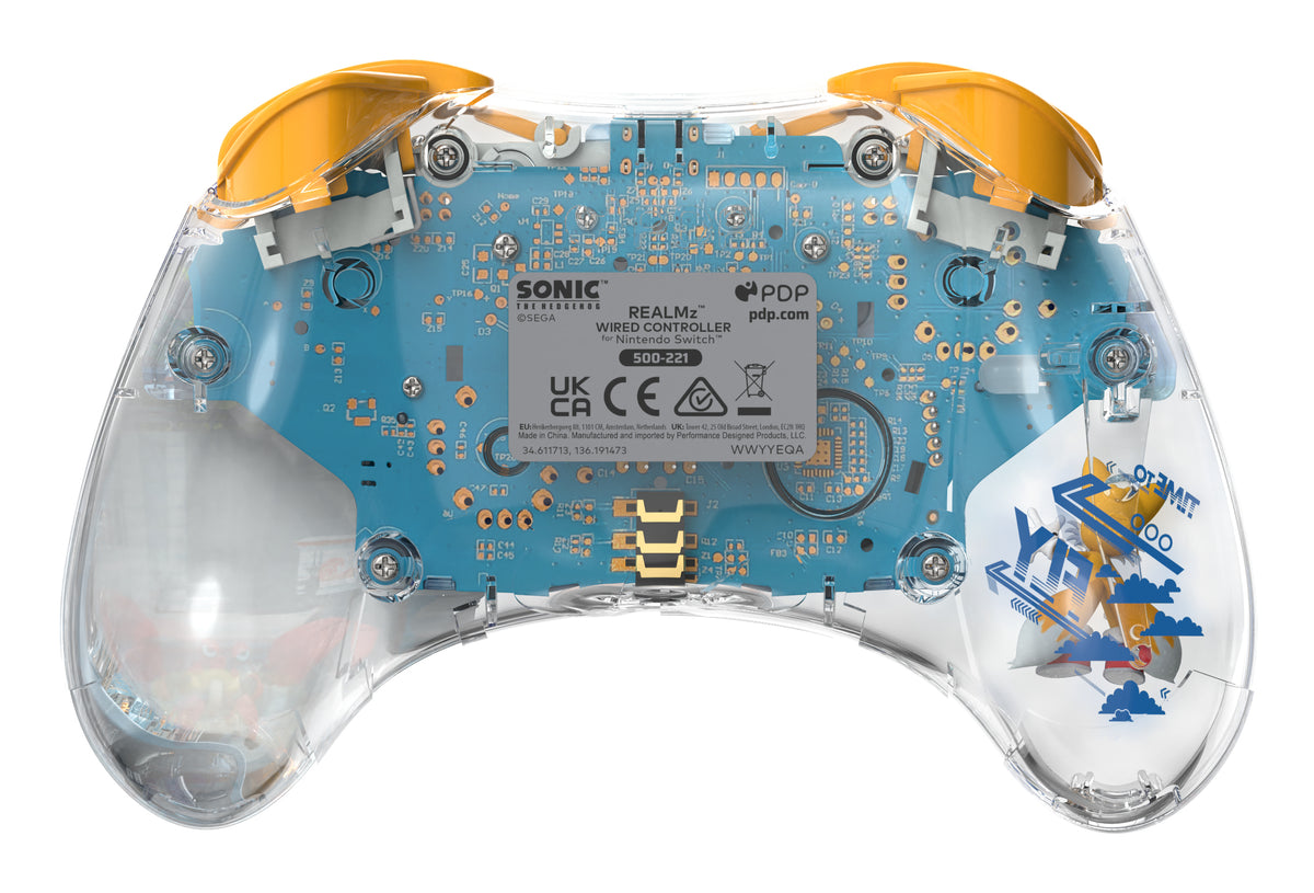 Manette filaire pour Nintendo Switch™ - PDP - Realmz Tails - Éclairage LED