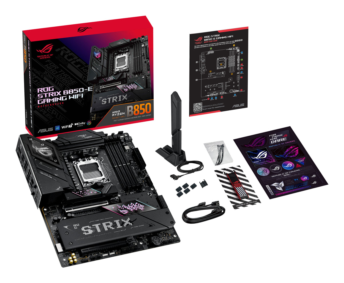 Carte mere - ASUS - ROG STRIX B850-E GAMING WIFI - AMD B850 - Emplacement AM5 ATX