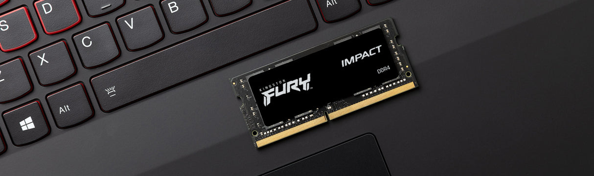 Barrette mémoire 8Go SODIMM DDR4 Kingston Fury Impact 3200Mhz (Noir)