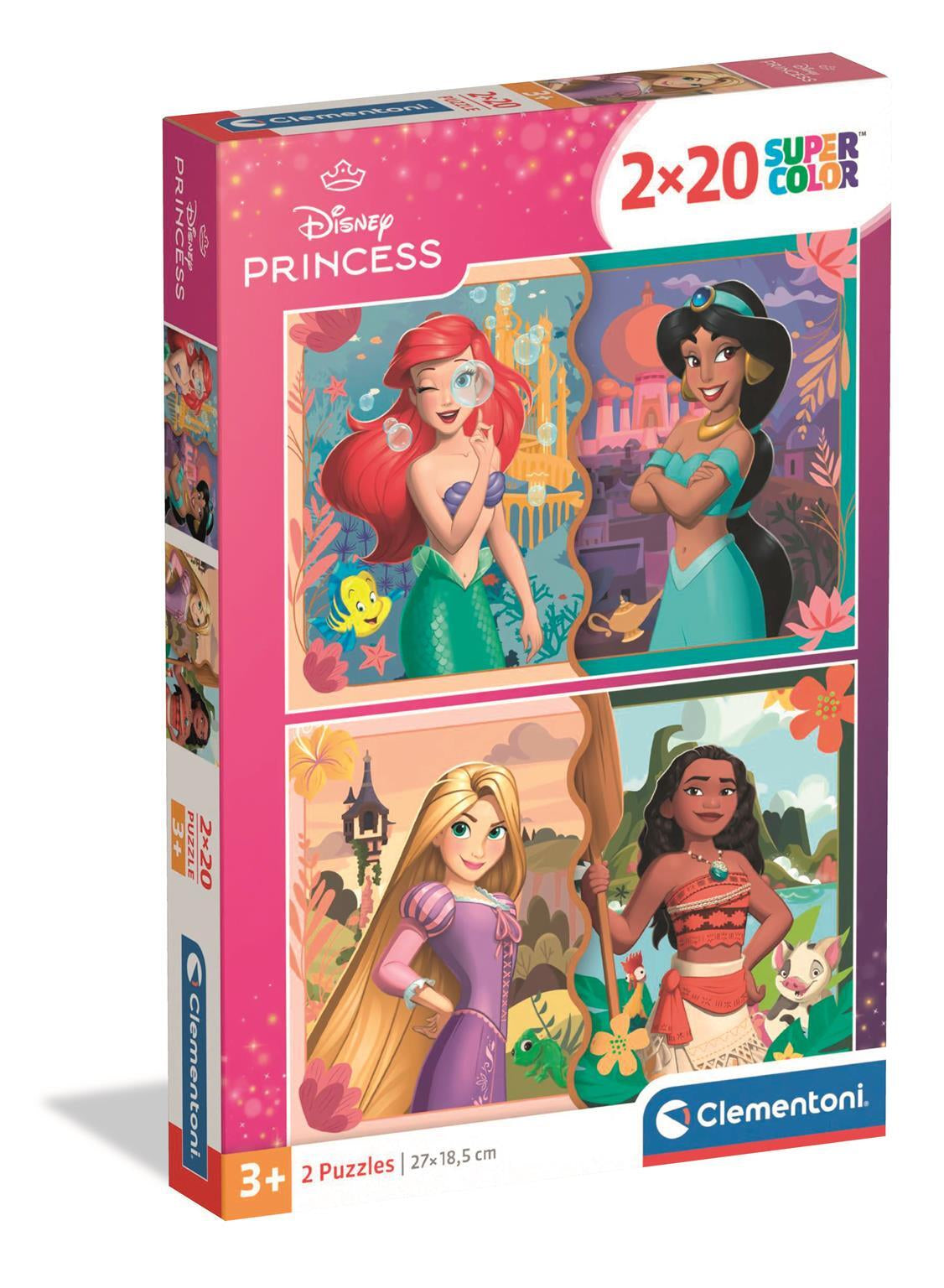 CLEMENTONI - 2x20 pieces - Disney Princess