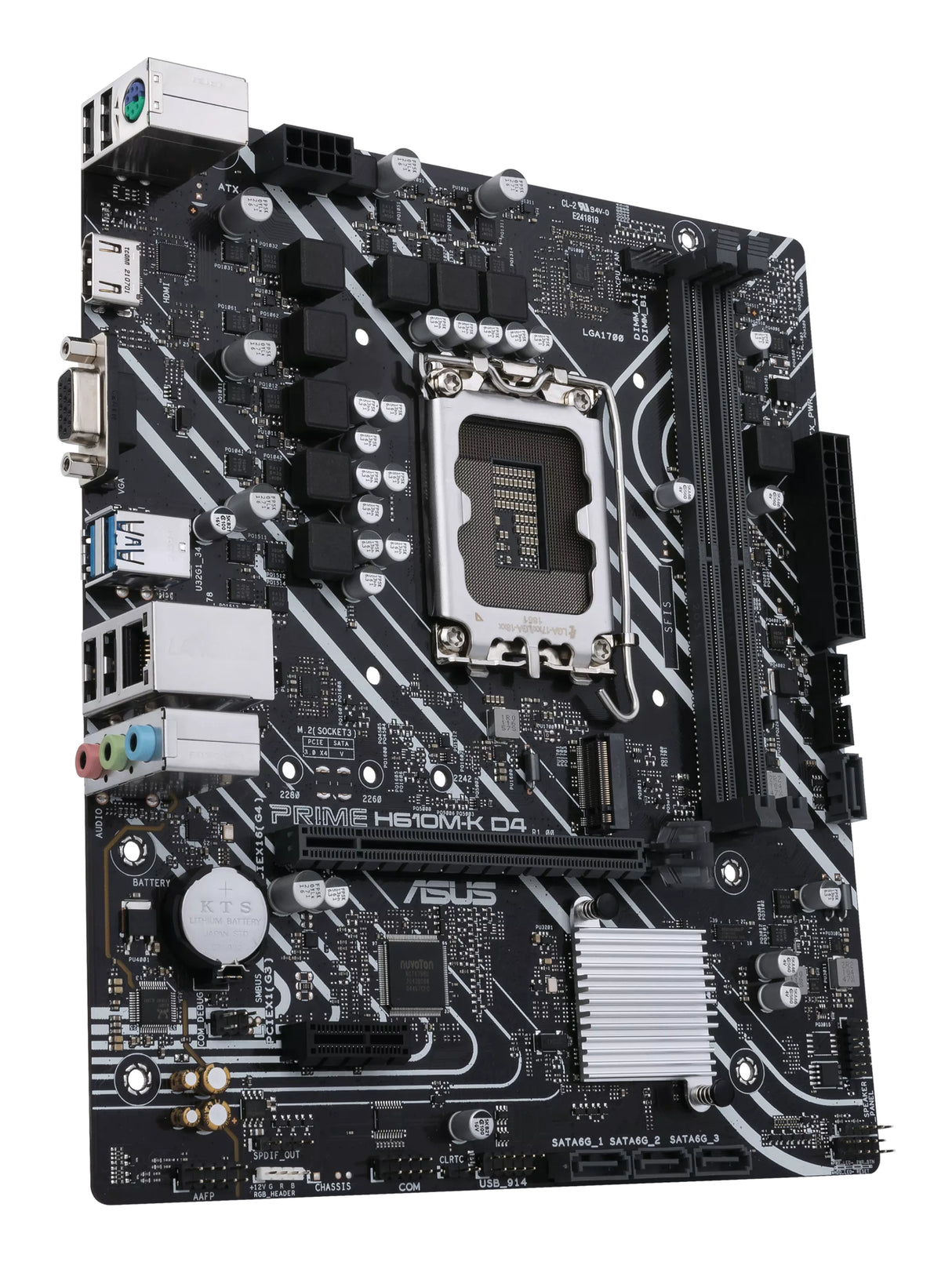 Carte Mère Asus Prime H610M-K D4 (Intel LGA 1700) Micro ATX