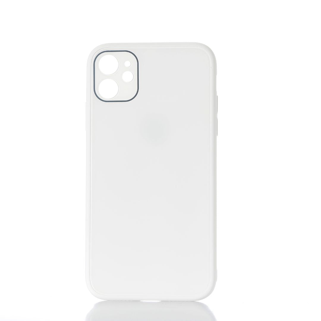 WE Coque de protection GLASS APPLE IPHONE 11 Blanc