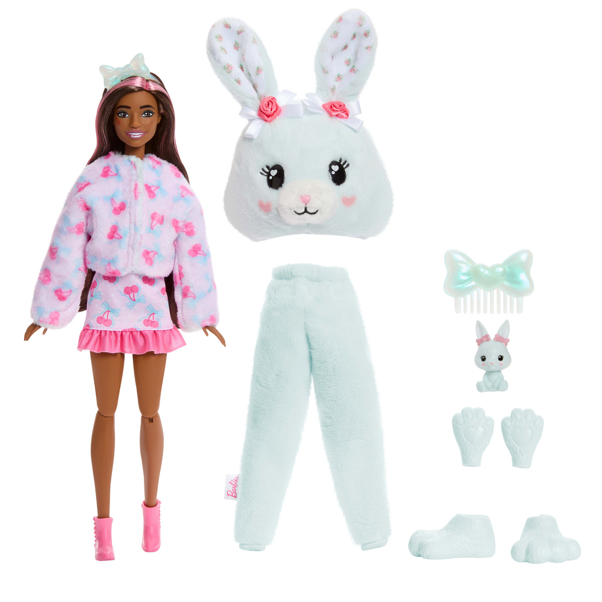 Cutie Reveal - Lapin bleu - Barbie - JJP65