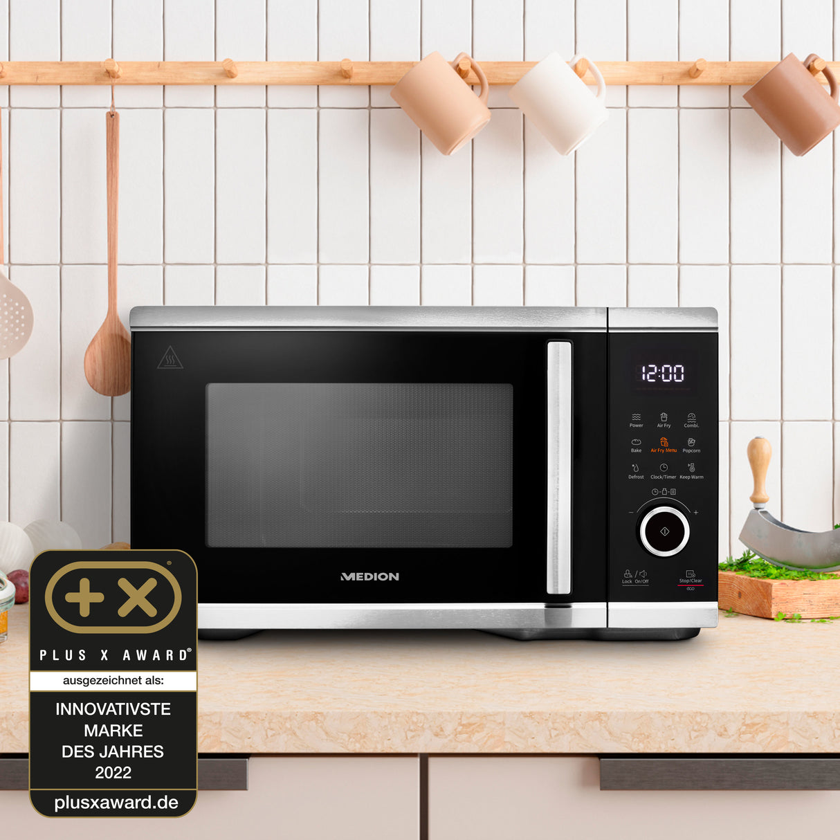 Four micro onde MEDION MD 11499 - Fonction friture a air chaud