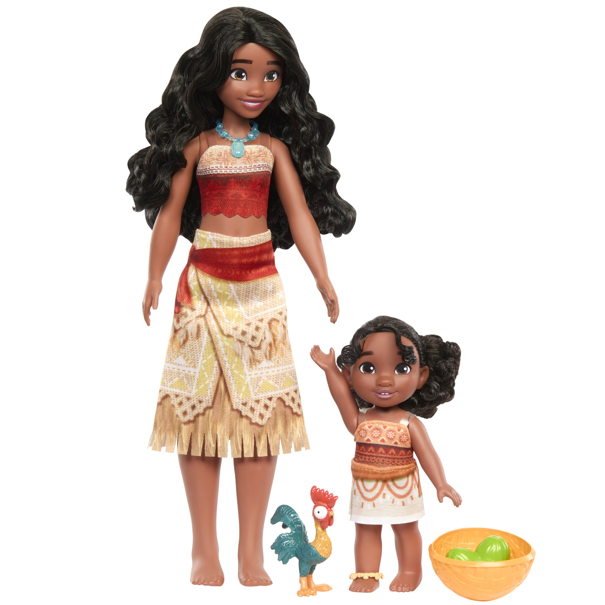 MATTEL Disney Vaiana 2 - Coffret des 2 soeurs - poupée du film Vaiana 2 JBT66