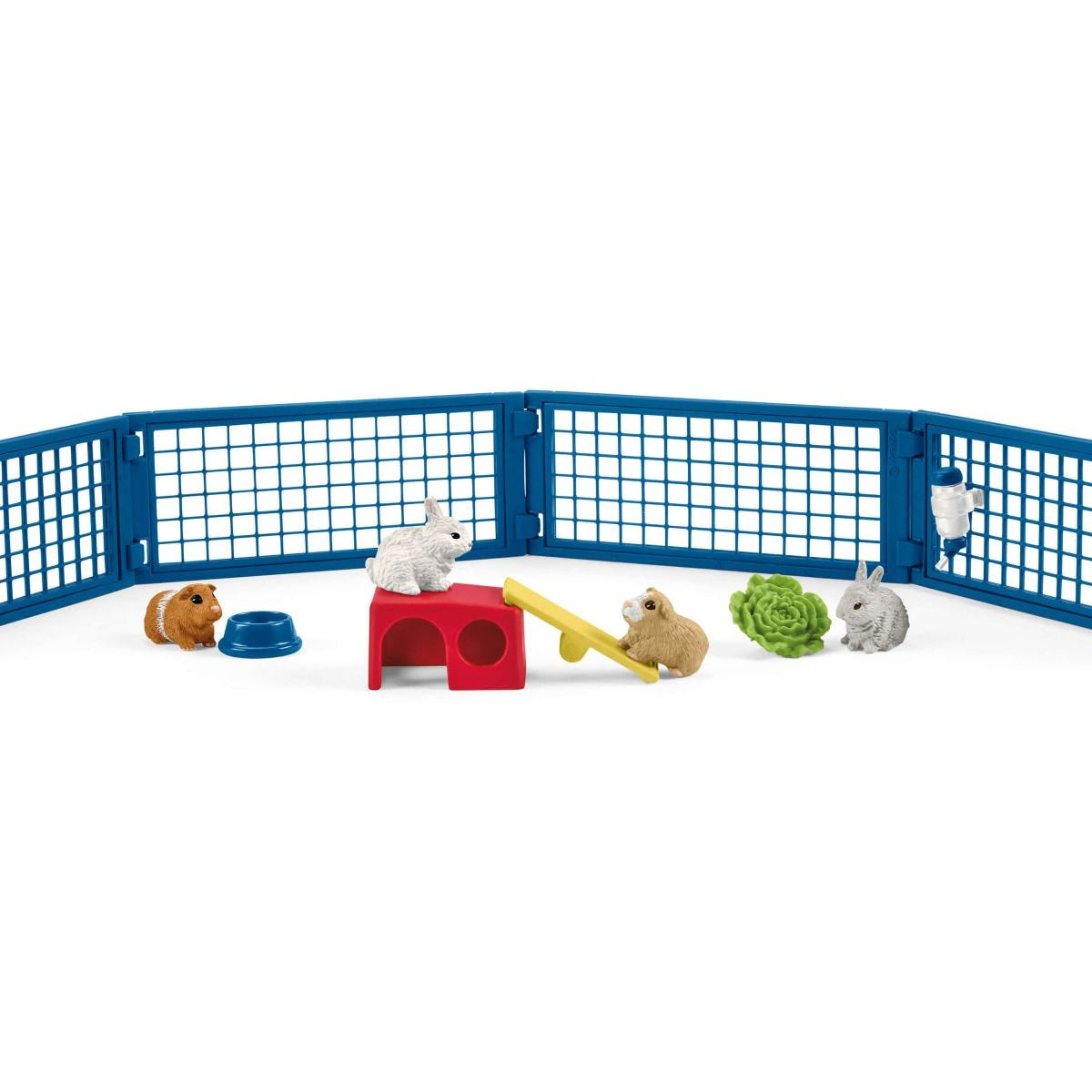 Maison pour lapin et cochons d'inde, coffret figurine et accessoires, Cadeau pour Garçons et Filles - Jouet 3 Ans et + -schleich