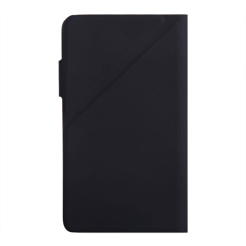 Etui universel colle magique noir effet peau de p che/coin pliable taille M pour