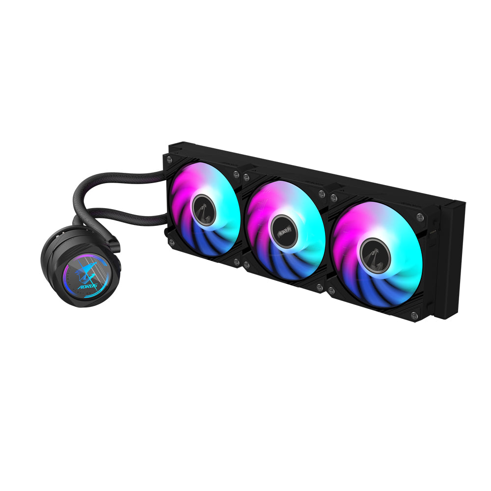 GIGABYTE - AORUS WATERFORCE II 360 - Refroidisseur liquide - 3 ventilateurs 120 mm