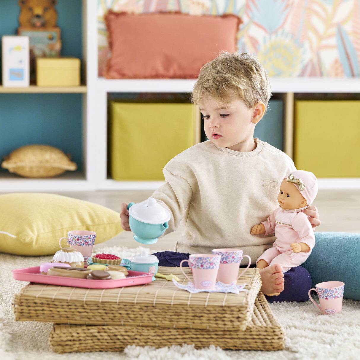 Accessoires poupons - COROLLE - Ma Dinette Thé et Goűter - 30 accessoires - des 18 mois