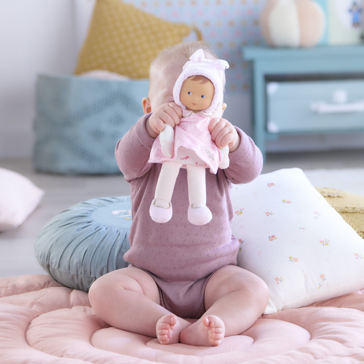 Doudou - COROLLE - Miss Reves d'Étoiles - 25 cm - senteur vanille - des la naissance