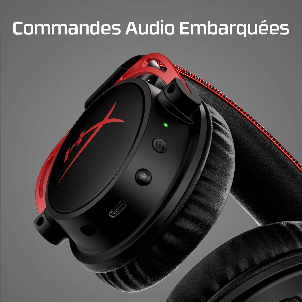 Casque Gamer sans fil HyperX Cloud Alpha (Noir/Rouge)