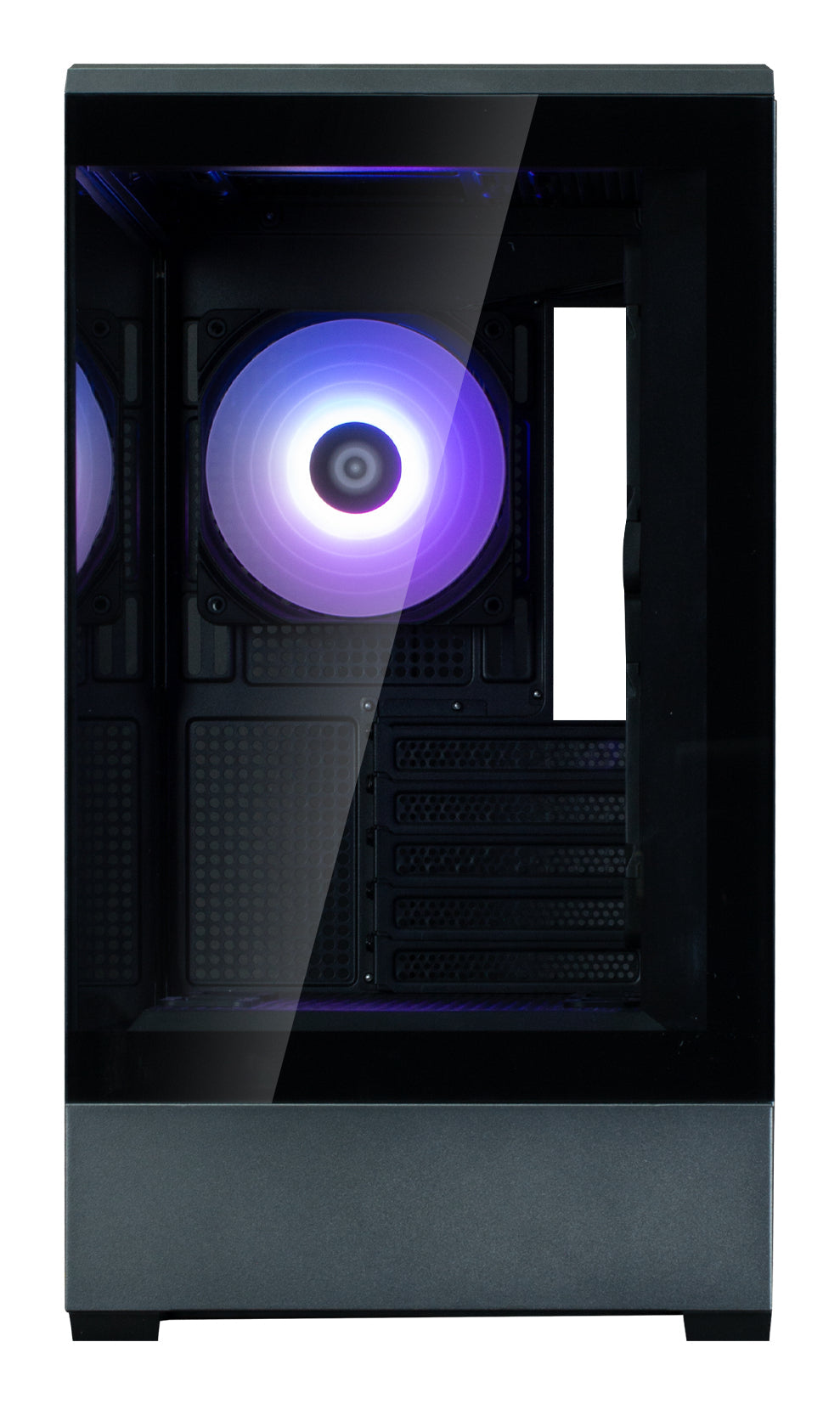 Boitier Mini Tour Micro ATX Zalman P30 V2 RGB avec panneaux vitrés (Noir)