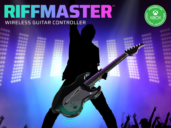 Guitaire sans fil - Xbox Series X|S, Xbox One et PC - Riffmaster - PDP- Noir