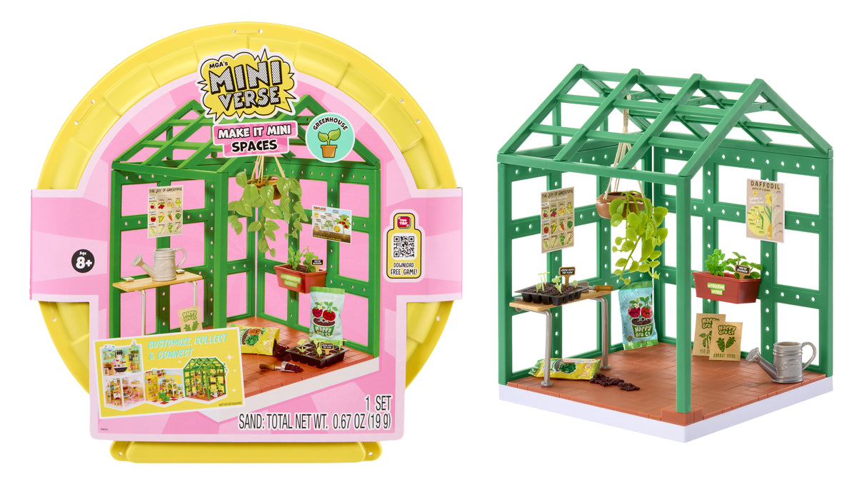 MGA's Miniverse - Spaces Starter Pack - Serre - Des 8 ans - Jeu de construction - Personnalisation - DIY - Art créatif