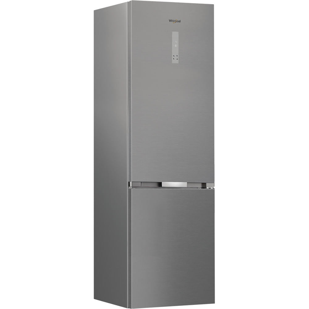 Réfrigérateur combiné - WHIRLPOOL - WHK26402XP4E - 355 L - Dual NoFrost - 6e sens - Porte bouteille - 203.5x59.5x66.3 - Inox
