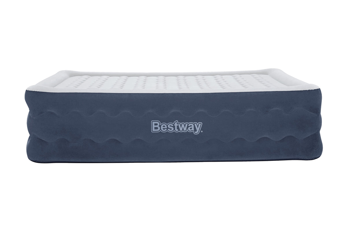 BESTWAY Bestway Lit gonflable 2 places TruLeisure pompe électrique intégrée 203x152x51cm