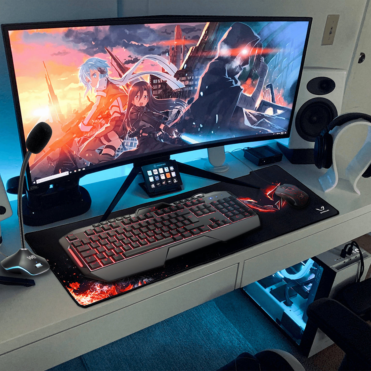 Souris Gamer 3200 DPI / Tir X2 8 Boutons / Plug & Play / Rétro éclairage / Touch