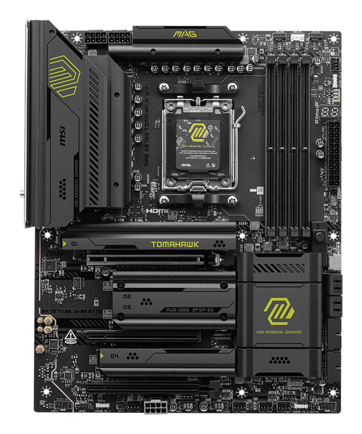 Carte mere - MSI - MAG X870E TOMAHAWK WIFI Emplacement AM5 ATX